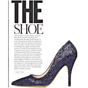 Kate Spade NY Licorice Glitter Midnight Heels 8½ Made in Italy Wedding Holiday